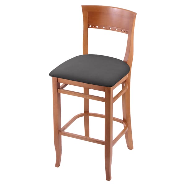 25" Counter Stool, Medium Finish, Canter Storm Seat